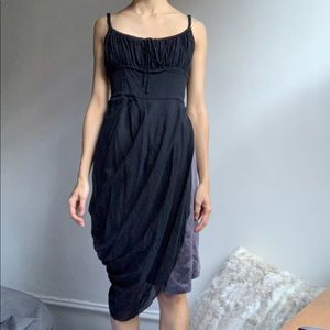 Sportmax asymmetric drape slip dress